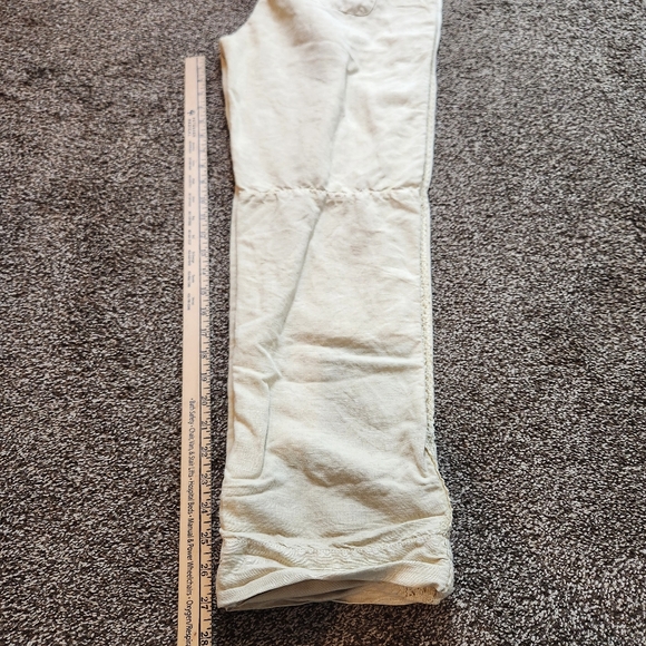 Sundance Organia Lace Linen Pants Size 10 - Picture 8 of 8